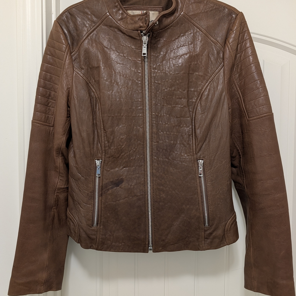 Wilsons Vintage Moto Leather Jacket